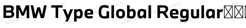 BMW Type Global Regular手机版字体转换
